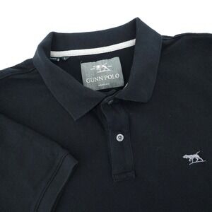 Rodd & Gunn Polo Sports Fit Mens Black Short Sleeve Polo Shirt‎ Size Large